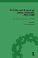 Book cover of: British and American Letter Manuals, 1680-1810, Volume 4. By: Eve Tavor Bannet