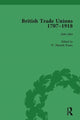 Book cover of: British Trade Unions, 1707–1918, Part I, Volume 4. By: W. Hamish Fraser