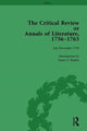 Book cover of: Critical Review or Annals of Literature, 1756-1763 Vol 8. By: James G. Basker
