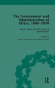 Book cover of: Government and Administration of Africa, 1880-1939 Vol 5. By: Casper Anderson