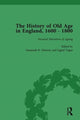 Book cover of: History of Old Age in England, 1600-1800, Part II vol 8. By: Lynn Botelho