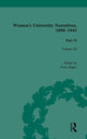 Book cover of: Women's University Narratives, 1890-1945, Part II Vol 3. By: Anna Bogen