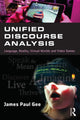 Book cover of: Unified Discourse Analysis. By: James Paul Gee