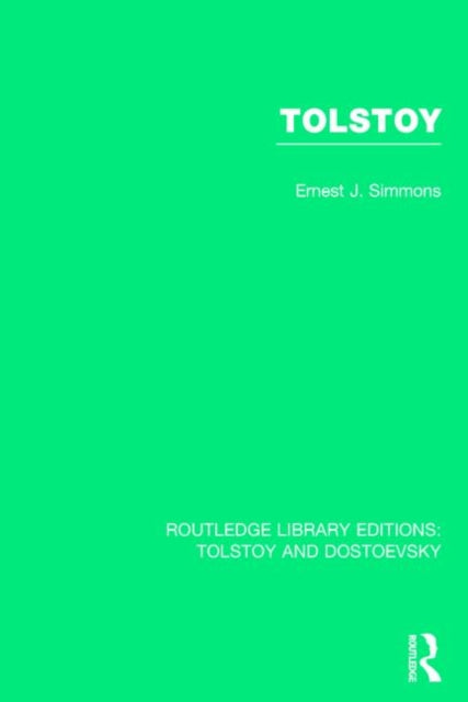 Book cover of: Tolstoy. By: Ernest Joseph Simmons
