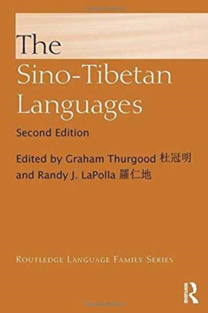 Book cover of: Sino-Tibetan Languages. By: Randy J. LaPolla