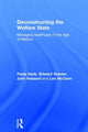 Book cover of: Deconstructing the Welfare State. By: Paula Hyde