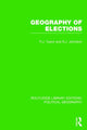 Book cover of: Geography of Elections. By: Taylor, Peter J.