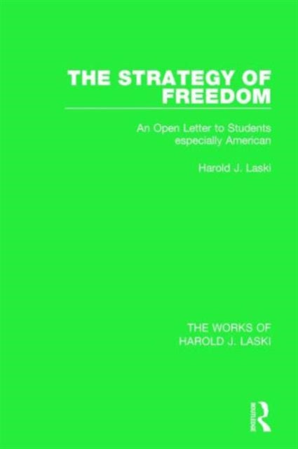Book cover of: Strategy of Freedom (Works of Harold J. Laski). By: Harold Joseph Laski