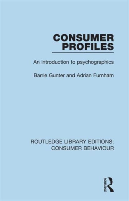 Book cover of: Consumer Profiles (RLE Consumer Behaviour). By: Barrie Gunter