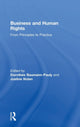 Book cover of: Business and Human Rights. By: Dorothée Baumann-Pauly