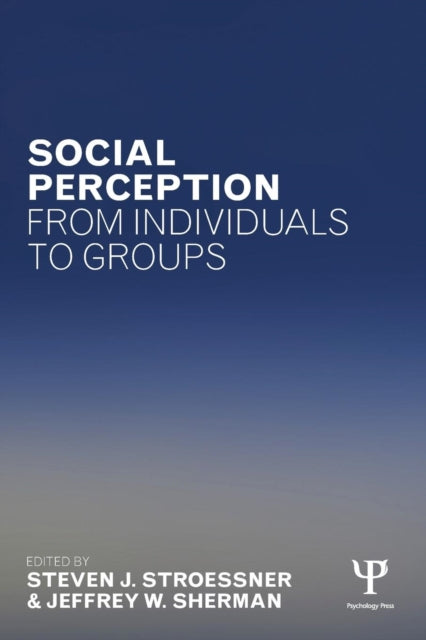 Book cover of: Social Perception from Individuals to Groups