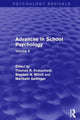 Book cover of: Advances in School Psychology (Psychology Revivals). By: Thomas R. Kratochwill