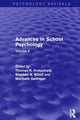 Book cover of: Advances in School Psychology (Psychology Revivals). By: Thomas R. Kratochwill