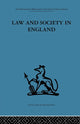 Book cover of: Law and Society in England. By: Bob Roshier