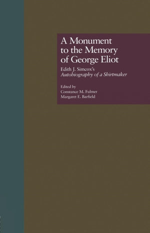 Monument to the Memory of George Eliot