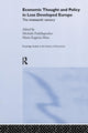 Book cover of: Economic Thought and Policy in Less Developed Europe. By: Maria-Eugenia Mata