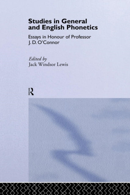 Studies in General and English Phonetics