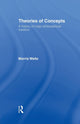 Book cover of: Theories of Concepts. By: Morris Weitz