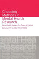 Book cover of: Choosing Methods in Mental Health Research. By: Mike Slade