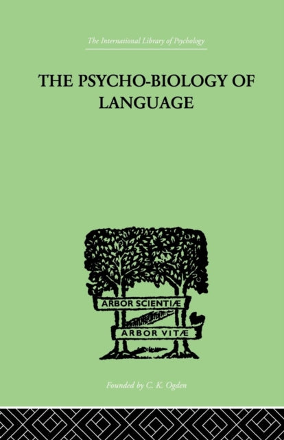 Book cover of: Psycho-Biology Of Language. By: Zipf, George Kingsley, George Kingsley