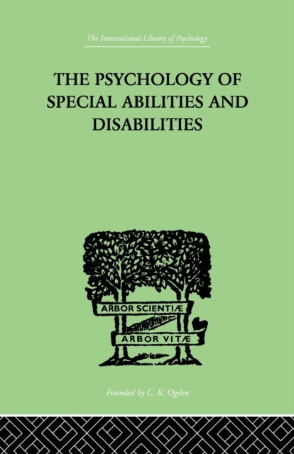 Book cover of: Psychology Of Special Abilities And Disabilities. By: Augusta F. Bronner