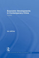Book cover of: Economic Developments in Contemporary China. By: Ian Jeffries