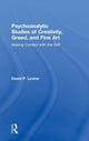 Book cover of: Psychoanalytic Studies of Creativity, Greed, and Fine Art. By: David P Levine