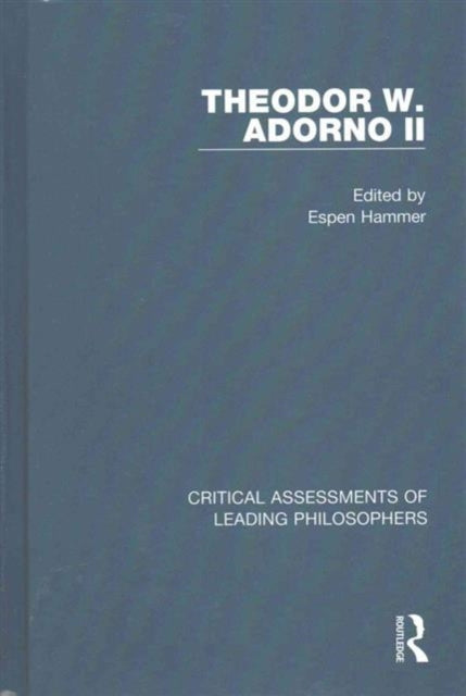 Theodor W, Adorno II