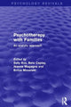 Book cover of: Psychotherapy with Families. By: Sally J. Box