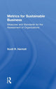 Book cover of: Metrics for Sustainable Business. By: Scott Herriott