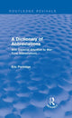 Book cover of: Dictionary of Abbreviations. By: Eric Partridge