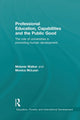 Book cover of: Professional Education, Capabilities and the Public Good. By: Melanie Walker