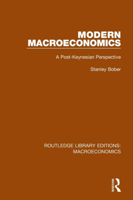 Book cover of: Modern Macroeconomics. By: Stanley Bober