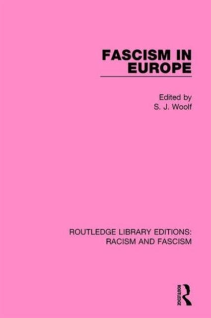 Book cover of: Fascism in Europe. By: Stuart Woolf