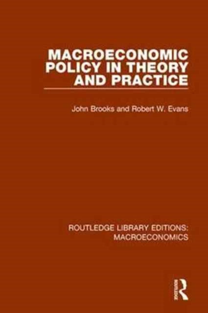 Book cover of: Macroeconomic Policy. By: John Brooks