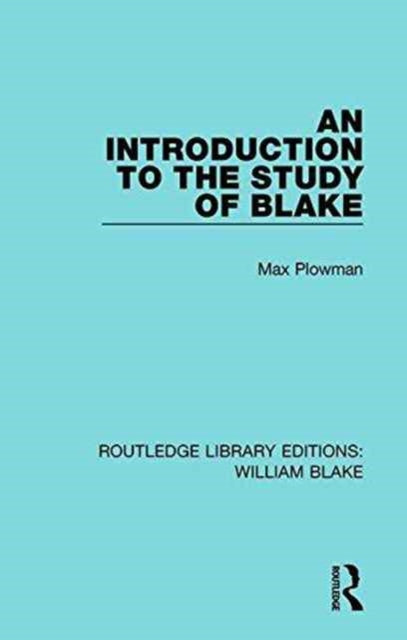 Book cover of: Introduction to the Study of Blake. By: Max Plowman