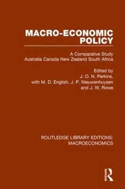 Book cover of: Macro-economic Policy. By: James Oliver Newton Perkins