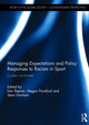 Book cover of: Managing Expectations and Policy Responses to Racism in Sport. By: Keir Reeves