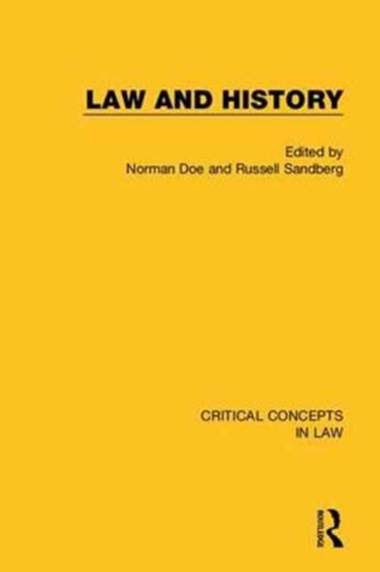 Book cover of: Law and History. By: Norman Doe