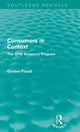 Book cover of: Consumers in Context. By: Gordon Foxall