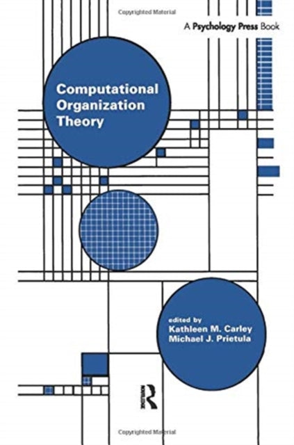 Book cover of: Computational Organization Theory. By: Kathleen M. Carley