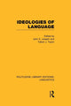 Book cover of: Ideologies of Language. By: John E. Joseph