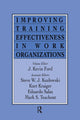 Book cover of: Improving Training Effectiveness in Work Organizations. By: J. Kevin Ford