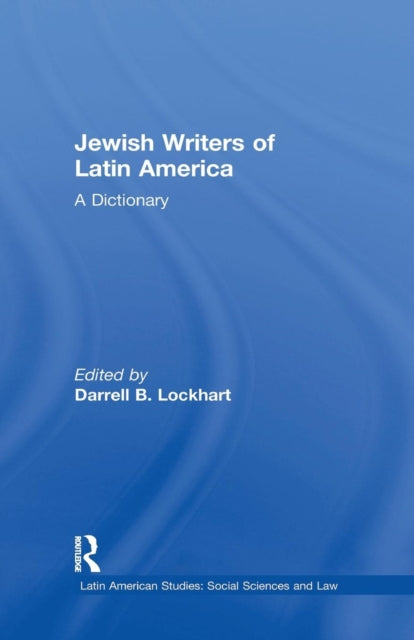 Book cover of: Jewish Writers of Latin America. By: Darrell B. Lockhart