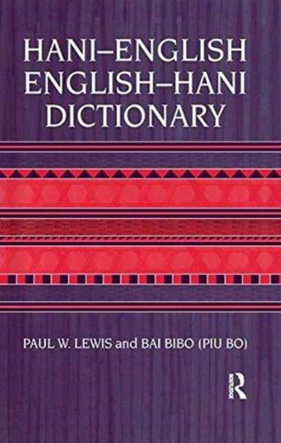 Book cover of: Hani-English - English-Hani Dictionary. By: Lewis