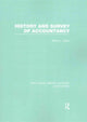 Book cover of: History and Survey of Accountancy (RLE Accounting). By: Wilmer L. Green