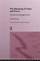 Book cover of: Meaning of Topic and Focus. By: Daniel Büring