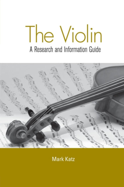 Book cover of: Violin. By: Mark Katz