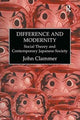 Book cover of: Difference & Modernity. By: Clammer
