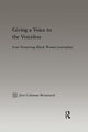 Book cover of: Giving a Voice to the Voiceless. By: Jinx Coleman Broussard